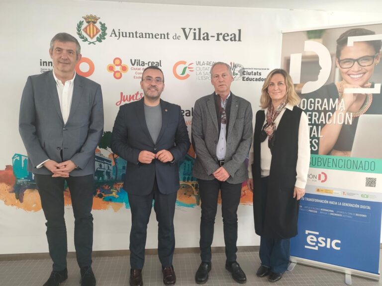 Vila-real tanca amb ESIC un programa per a digitalitzar pimes de fins a 250 empleats