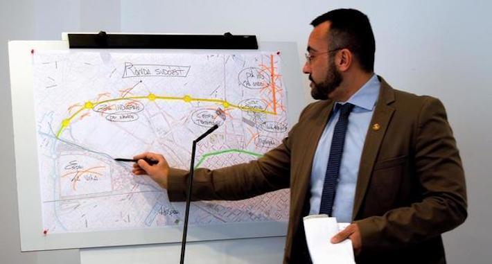 Benlloch: “La ronda sud-oest és irrenunciable i comencem a estar farts després de 23 anys d'espera”