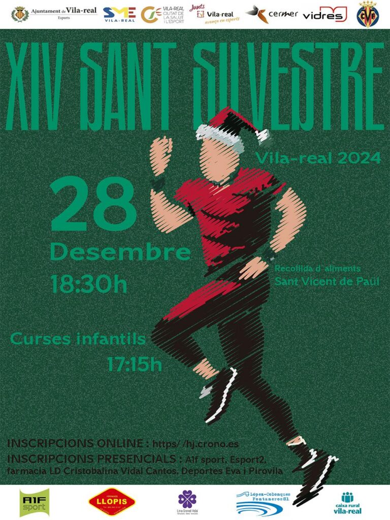 Vila-real tancarà el circuit de carreres populars amb la XIV Sant Silvestre