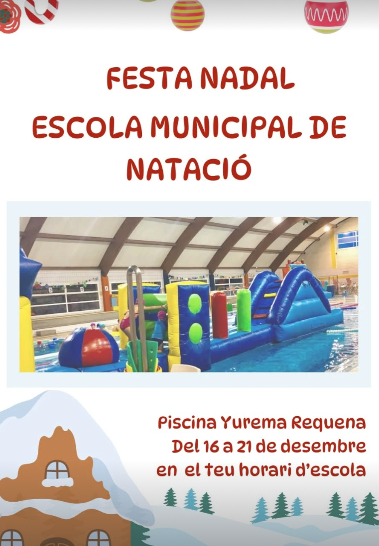 Festa especial per a acomiadar l’any a l’Escola Municipal de Natació