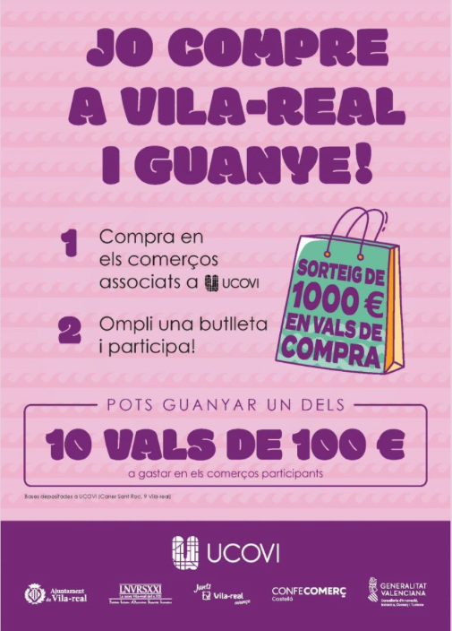 Ucovi impulsa el comerç local amb un sorteig de 10 xecs regal de 100 € aquest estiu