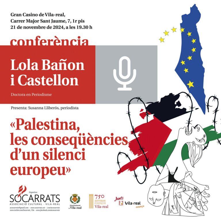 Xarrada a Vila-real: «Palestina, les conseqüències d’un silenci europeu»