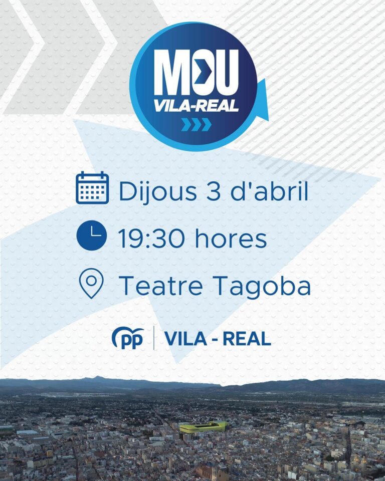 El Partit Popular de Vila-real presenta el projecte 'Mou Vila-real'