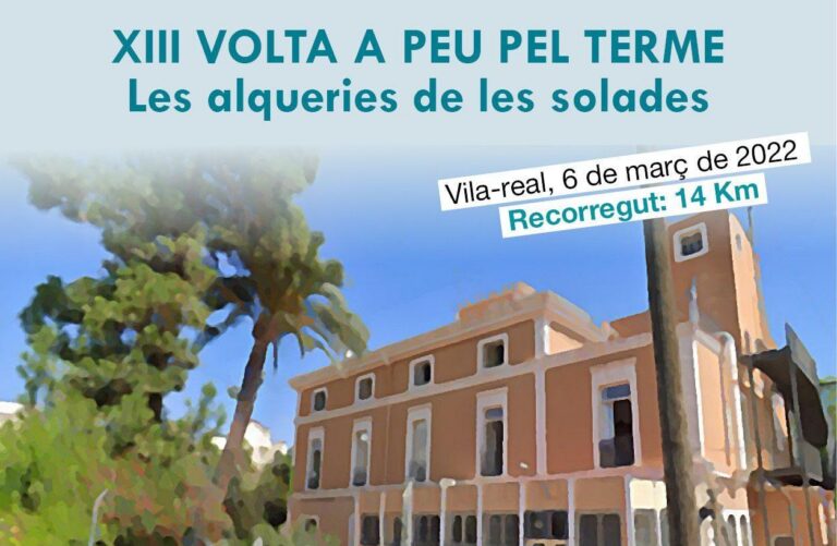 La ‘XIII Volta a peu pel terme’ recorre 14 quilòmetres per conéixer les Alqueries de les Solades