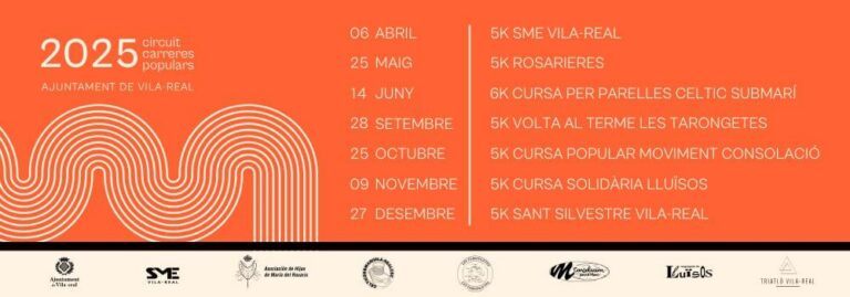El running torna a Vila-real amb el circuit de carreres populars 2025