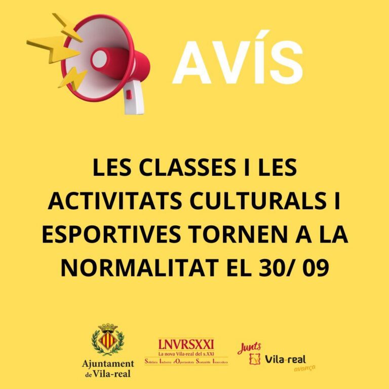 L’Ajuntament de Vila-real alça les restriccions per la pluja