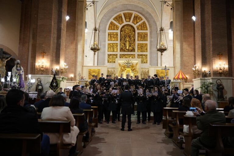 La música de Setmana Santa ressona en la basílica de Sant Pasqual en el XV Pregó Musical