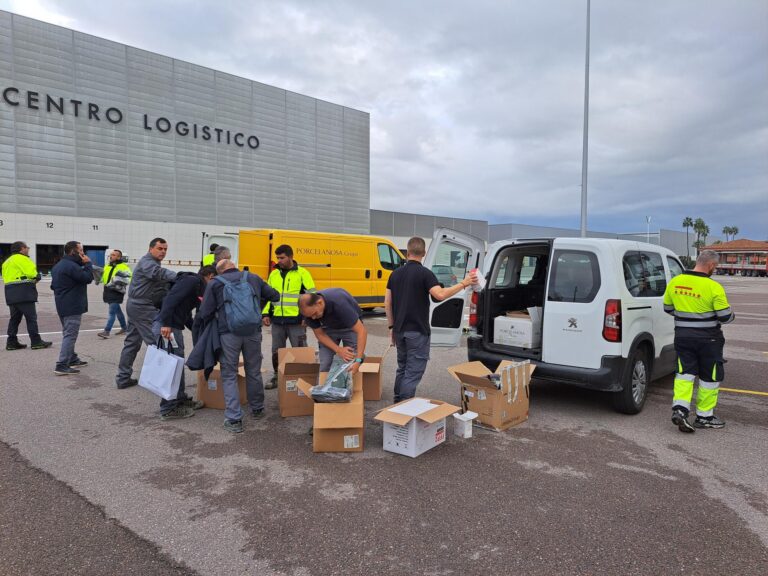 Vila-real envia un nou comboi solidari amb maquinària pesant a la zona afectada per la DANA