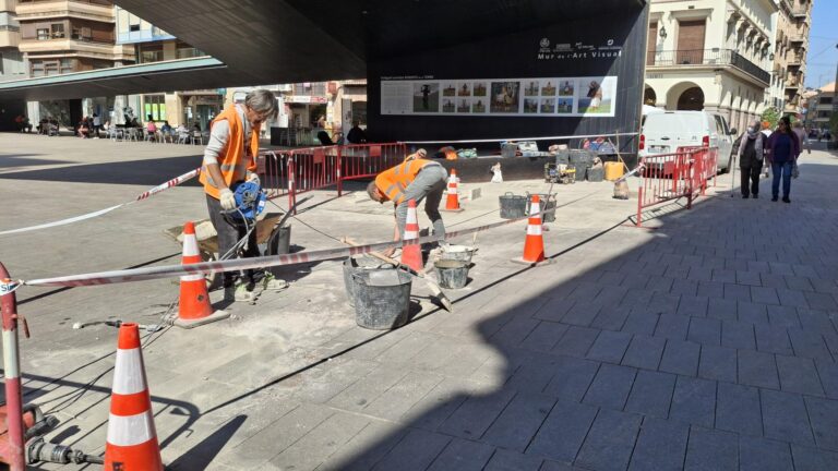 Vila-real repara la plaça Major i prepara un nou control d’accés sostenible