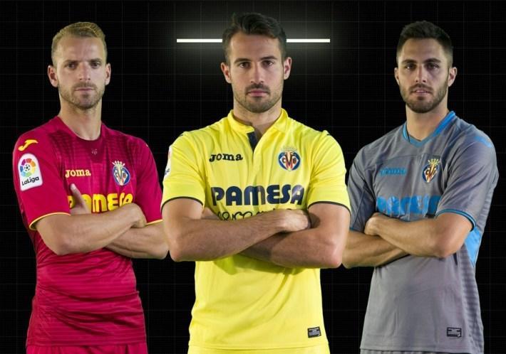 El Villarreal presenta les noves equipacions de Joma que utilitzarà aquesta temporada
