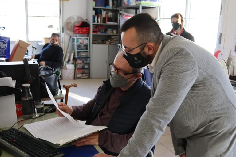 Benlloch visita la fundació de dany cerebral Ateneu de Castelló