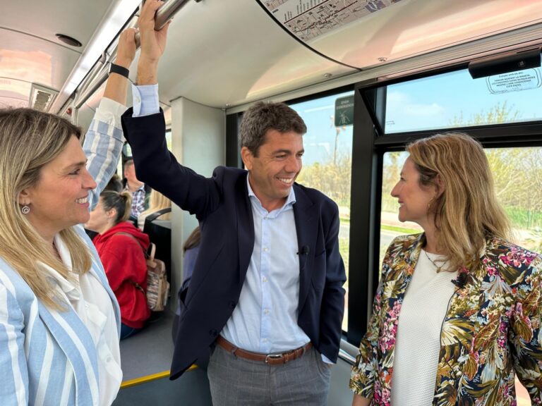 Mazón anuncia que crearà la línia 2 del TRAM des de Castelló a Vila-real