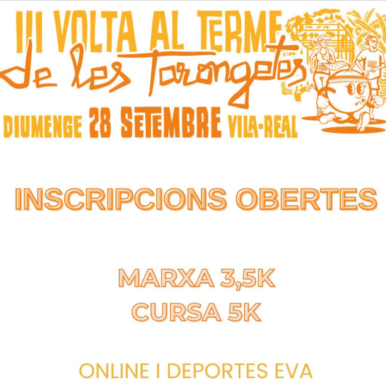 Obertes les inscripcions per a la Volta al Terme de les Tarongetes 2025
