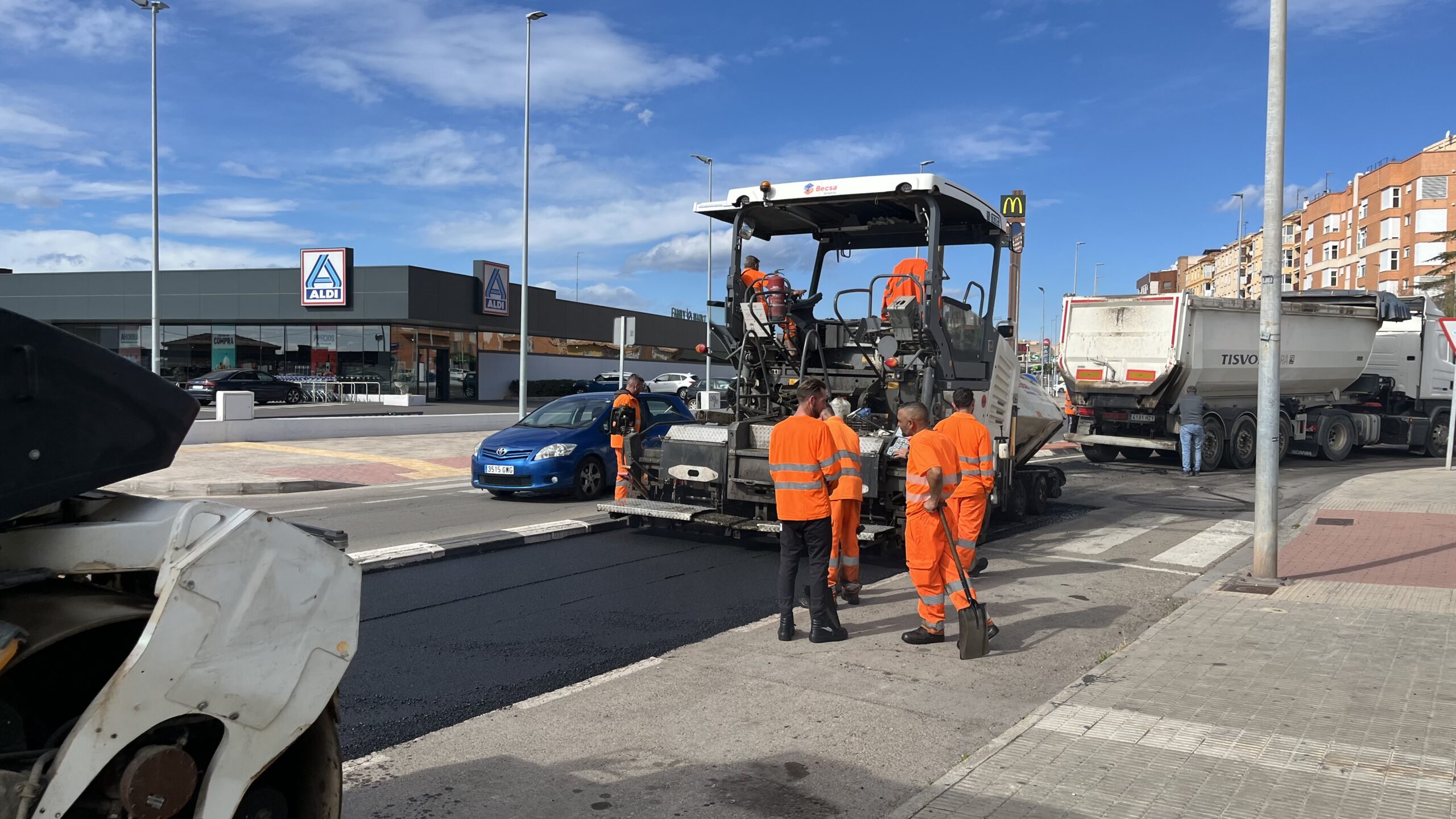 Asfaltat Avinguda Arcadi Garcia Sanz VIla-real