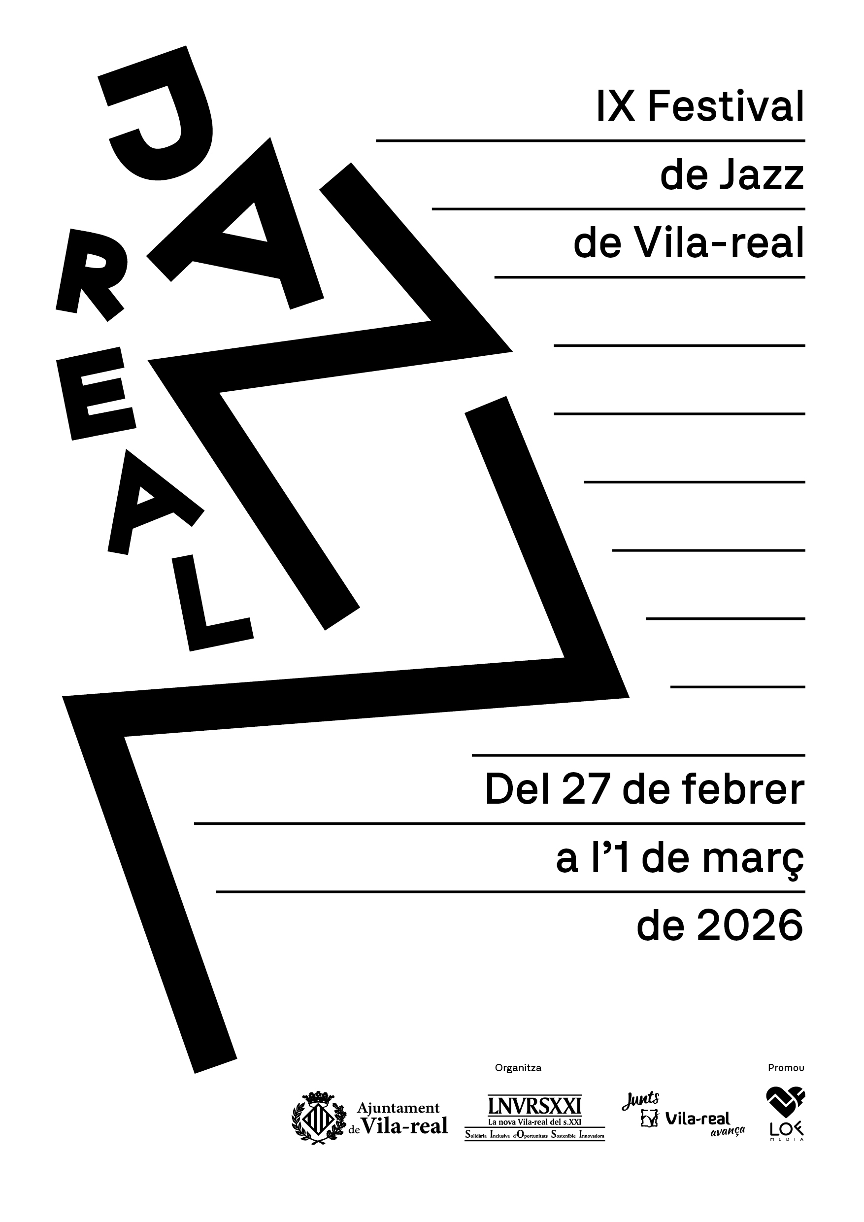 Cartel Real Jazz 2026 Vila-real