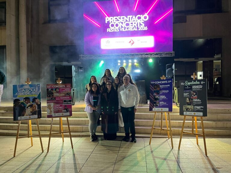 presentació concerts i espectacles de festes a Vila-real 2026