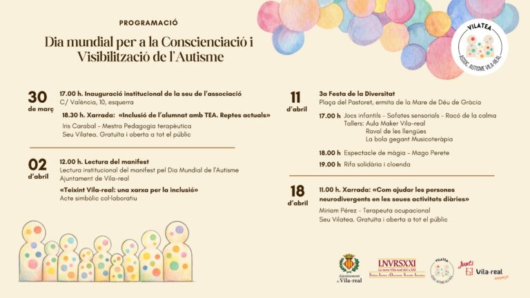 Cartell Dia Mundial del Autisme Vila-real