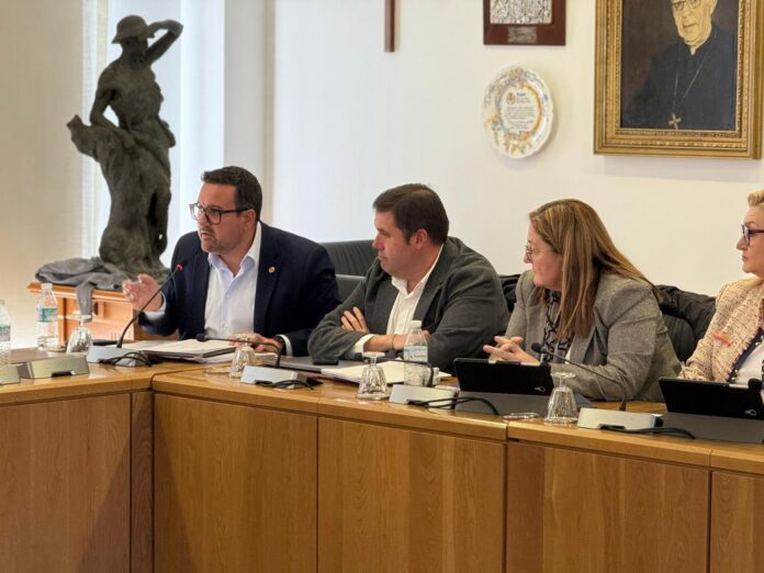 Adrián Casabó en el pleno de Vila-real