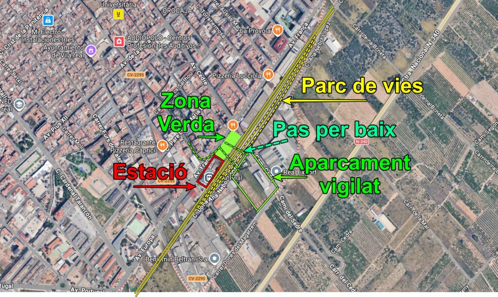 Projecte de la via a Vila-real 2026