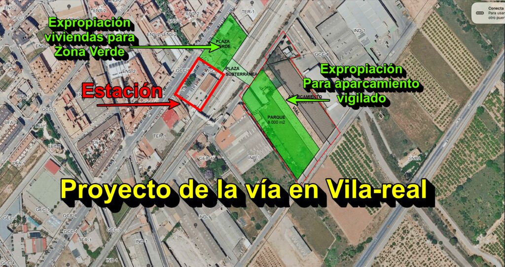 Projecte de la via a Vila-real 2026
