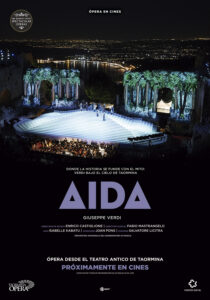 Vila-real acollirà el pròxim 23 de juliol la projecció de 'Aida', de Giuseppe Verdi, dins de la quarta edició del festival óh!pera Summer. La producció, considerada una de les versions més espectaculars d'esta òpera filmades a l'aire lliure, es podrà veure als cinemes Sucre, convertint la ciutat en una de les cinc seus de la Comunitat Valenciana que participen en esta iniciativa.
La projecció també arribarà a 55 cinemes de 47 localitats d'Espanya i suposa el segon títol del cicle estival després de 'Tosca'.
Gravada al Teatre Grec de Taormina, amb les ruïnes de l'antic amfiteatre i el volcà Etna com a escenari natural, esta producció aprofita l'entorn monumental sicilià per a oferir una experiència cinematogràfica singular. La direcció escènica és a càrrec d'Enrico Castiglione, que combina projeccions sobre les ruïnes, efectes visuals i el paisatge mediterrani per a potenciar l'espectacularitat de la representació.
El repartiment reunix destacats intèrprets del repertori verdià, amb el tenor Salvatore Licitra en el paper de Radamès, en una de les seues últimes actuacions abans de la seua defunció, fet que conferix a la gravació un valor documental especial. Completen l'elenc la soprano Isabelle Kabatu com a Aida, la mezzosoprano Rossana Rinaldi en el paper d'Amneris i el baríton espanyol Juan Pons com a Amonasro. La direcció musical correspon a Fabio Mastrangelo, al capdavant de l'Orchestra Nazionale dei Conservatori di Musica i del Coro Lirico Francesco Cilea.
Amb una duració de 149 minuts i interpretada en italià, 'Aida' narra el conflicte entre l'amor, la lleialtat i el deure, combinant moments de gran espectacularitat, com la Marxa Triomfal, amb un intens drama personal.
Després de la projecció d'Aida, el festival óh!pera Summer continuarà amb 'Otello' (6 d'agost), 'Andrea Chénier' (20 d'agost), 'Carmen' (3 de setembre) i 'Nabucco' (17 de setembre), acostant als cinemes produccions dels principals festivals internacionals d'òpera en format Event Cinema.