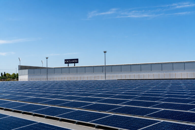 Porcelanosa posa en marxa a Vila-real la seua major planta fotovoltaica per a autoconsum