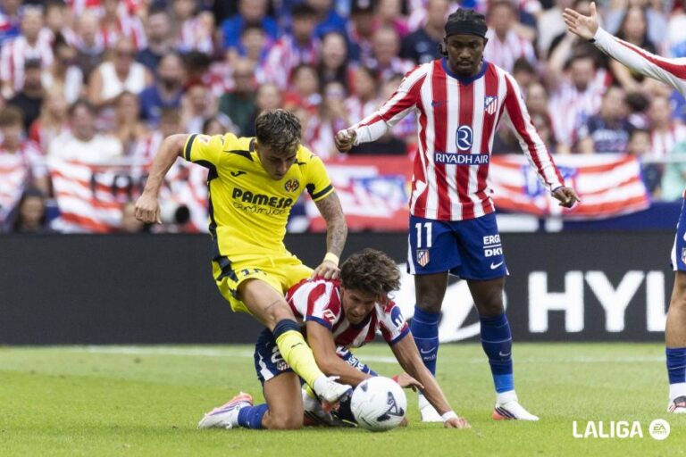El Villarreal frega la victòria davant l’Atlético de Madrid (2-2)