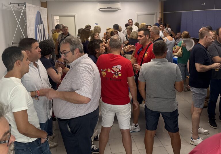 Adrián Casabó reivindica el seu partit com a alternativa al govern socialista durant l’acte celebrat amb motiu de les festes de la Mare de Déu de Gràcia