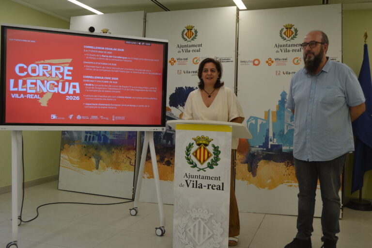 La flama del Correllengua recorrerà els centres educatius de Vila-real del 5 al 7 d’octubre