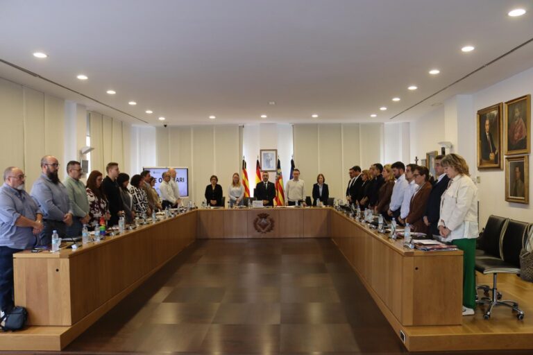 Minut de silenci al Ple de Vila-real