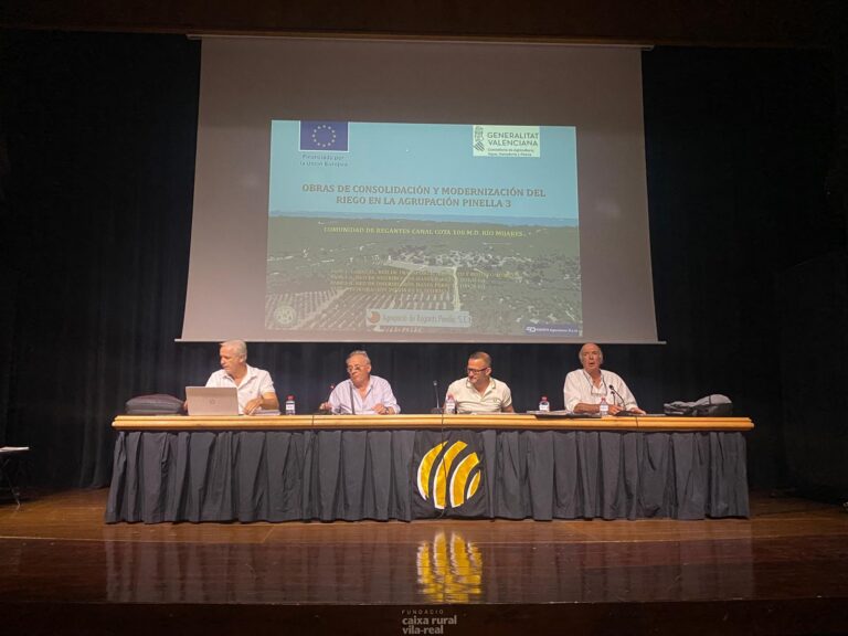La tercera fase transformarà el reg de 3.272 fanecades amb una xarxa de degoteig, una planta fotovoltaica i noves infraestructures finançades per la Generalitat i els regants