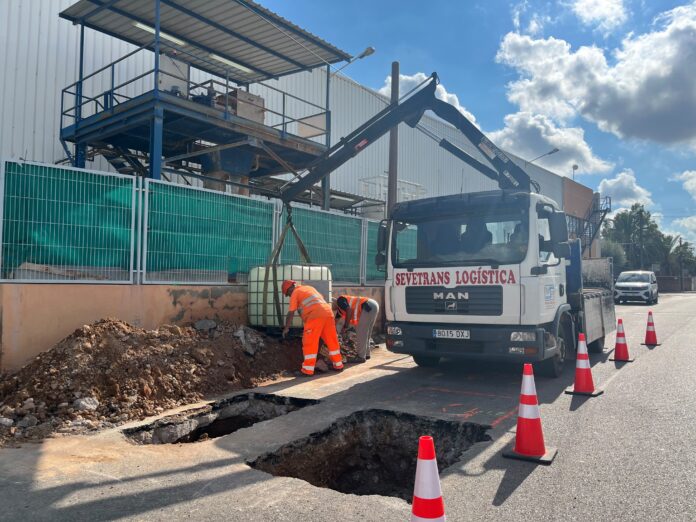 Vila-real instal·la un tanc de tempestes de 216.000 litres a Molí Nou